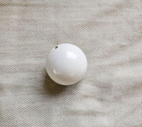 Wooden bead 50mm 'white' 989 in stock 
